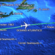 Imagen para el artículo titulado Por qué los mapas de vuelo en las pantallas de los pasajeros muestran naufragios